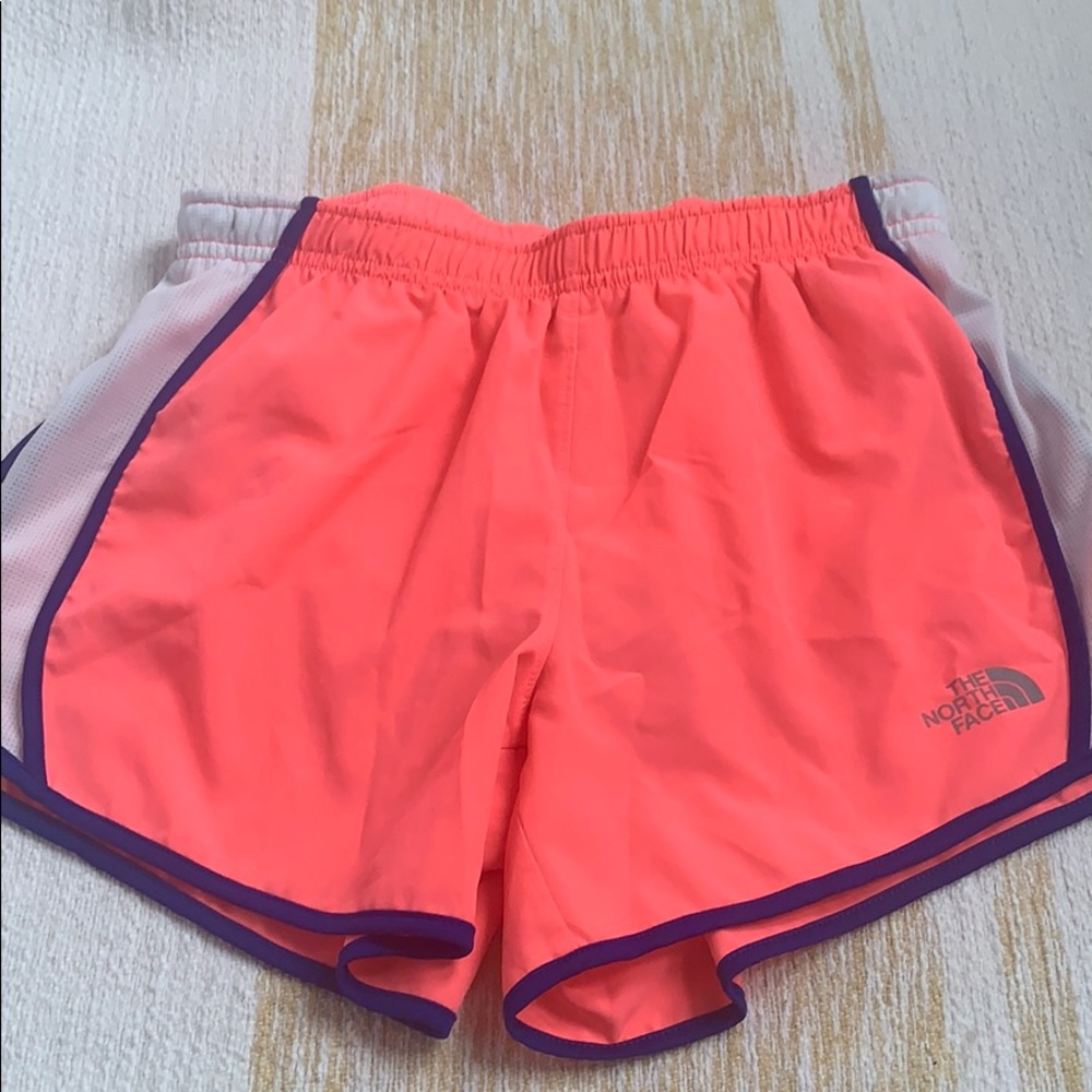 North Face Pink Running Shorts